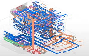 MEP BIM Model in Revit