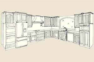 Cabinet layout and positioning