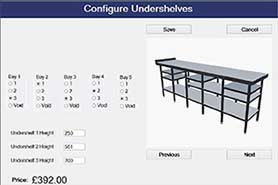 Online Table Configurator