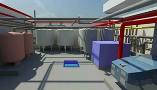 MEP 3D Modeling for Plant Room