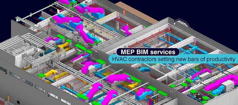 MEP BIM Services Boost Productivity of HVAC Contractors | Hitech