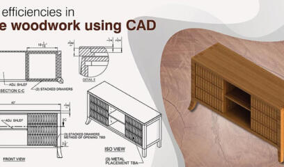 How CAD shop drawings help drive efficiencies in office woodwork