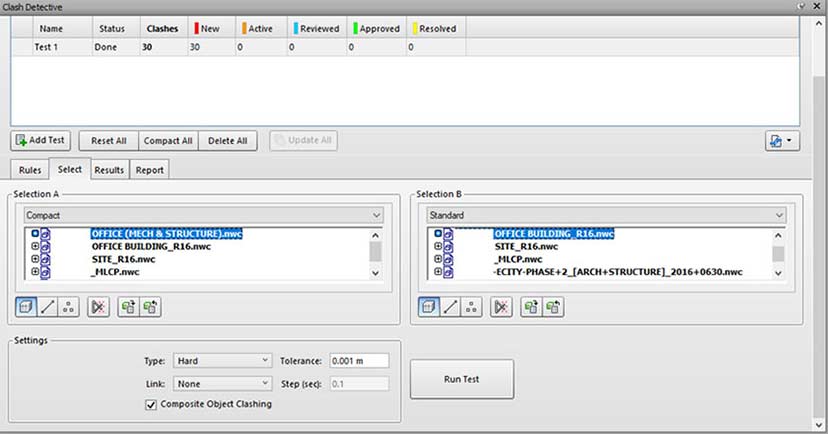 Selecting two different discipline models