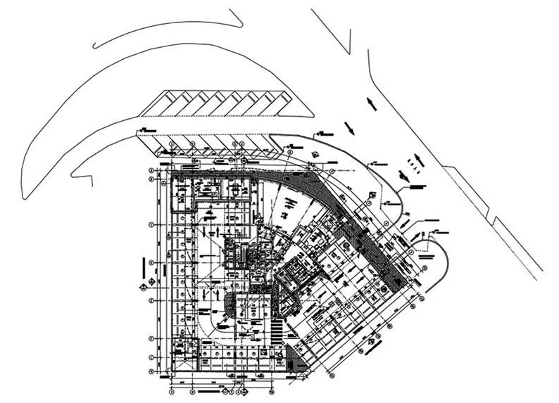 Site plan drawing