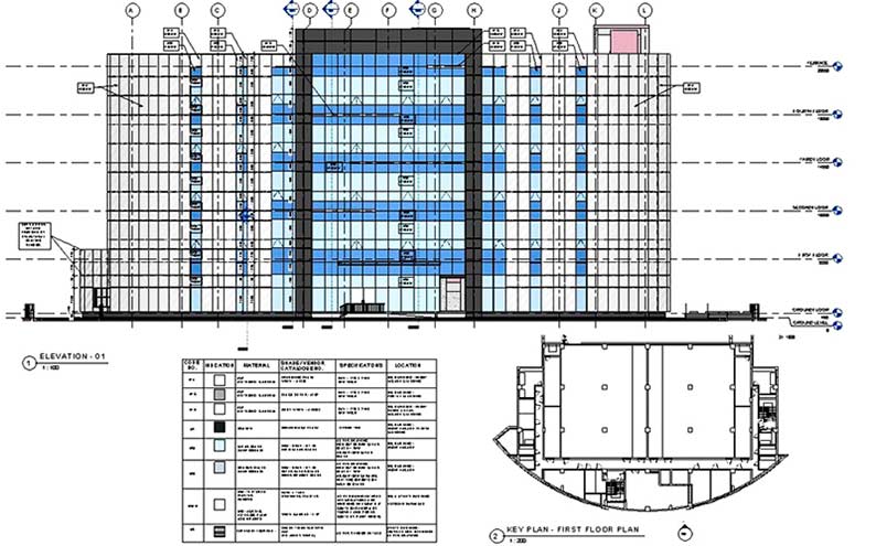 Elevation drawings