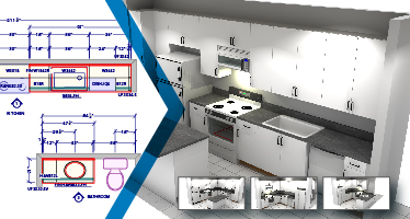 Cabinet Shop Drawings with 2020 Design for Manufacturer | USA
