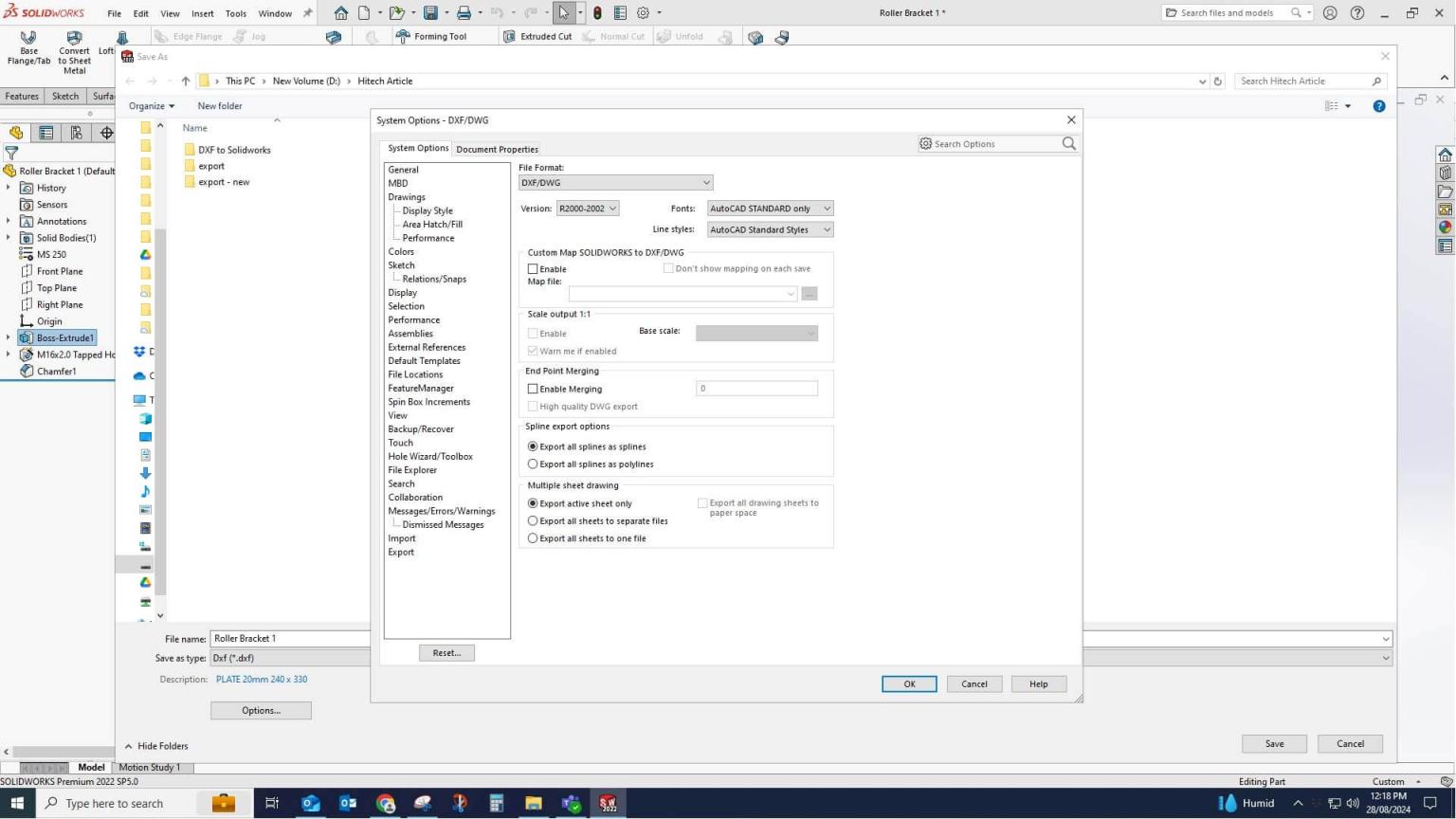 Dxf Files In Solidworks Importing Exporting Guide Dxf Files In Solidworks Importing Exporting Guide
