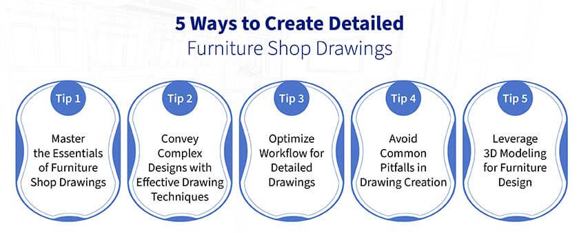 5 Ways to Create Detailed Furniture Shop Drawings
