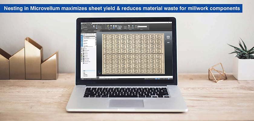 Material optimization enhancing production efficiency Using Microvellum