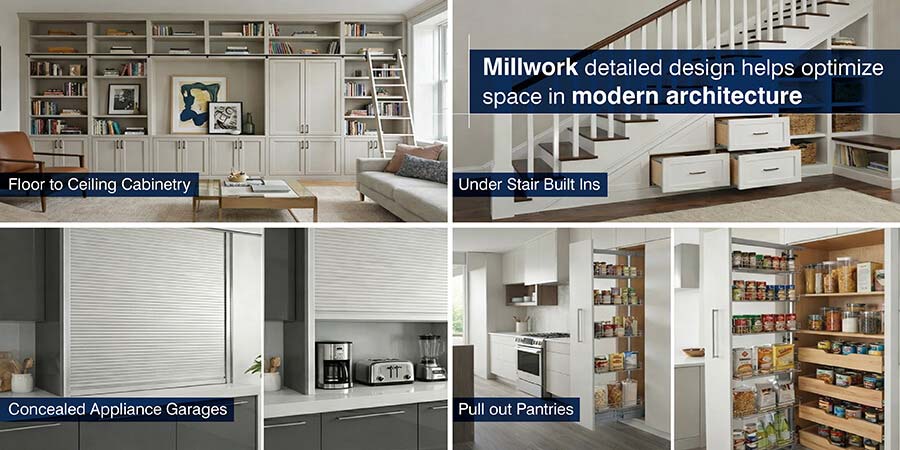 Precision Millwork Detailing for Space Optimization