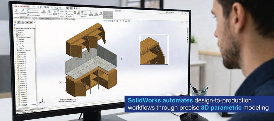 SolidWorks 3D Modeling for Furniture Manufacturing